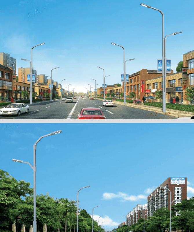 DL-LED-011/DL-LED-012 High Power -LED -Straßenlaternen