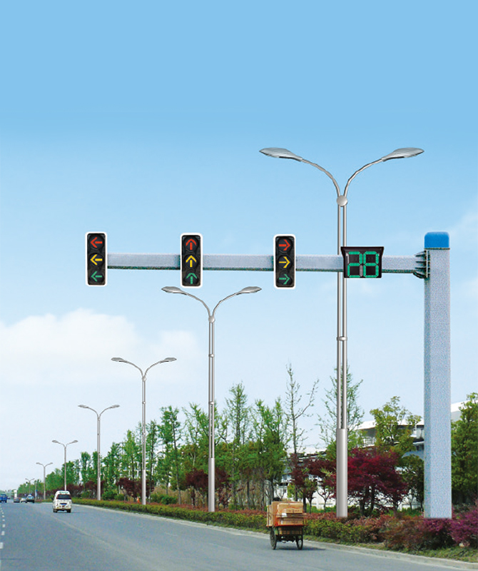 Ungleicher achteckiger Signalpol Signallichtpol