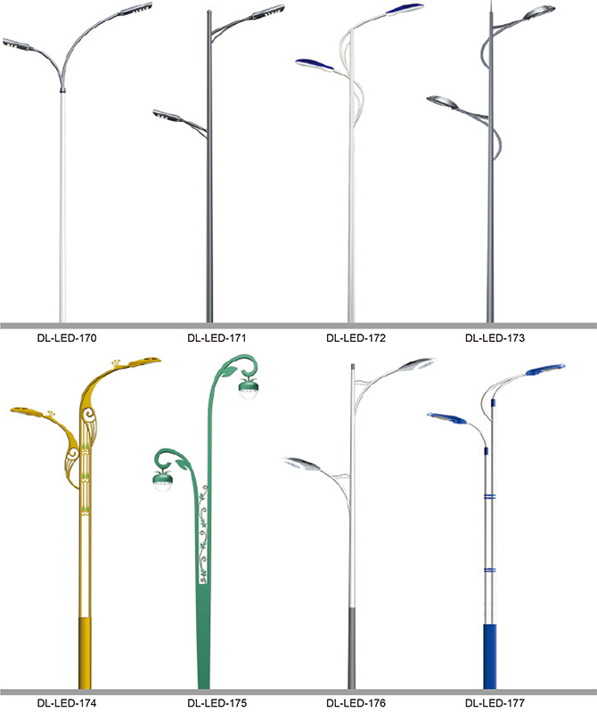 DL-LED-170 ~ DL-LED-177 High Power -LED -Straßenlaternen