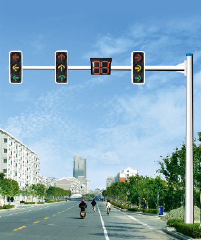 Achteckiger Ausleger -Signalpol Signallichtpol