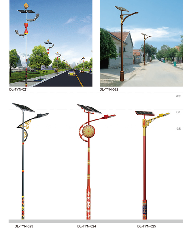 DL-TYN-021 ~ DL-TYN-025 Kulissen ergänzende Lampen