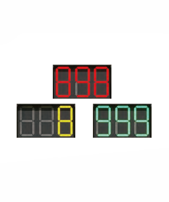 Tri-Color Drei-Ziffer-Countdown-Timer LED -Ampeln